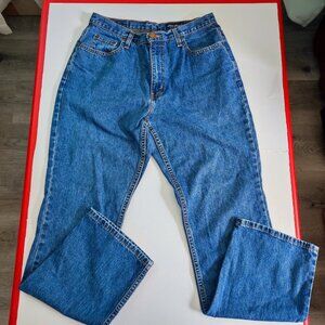 Eddie Bauer Denim jeans straight leg denim blue women's size 10